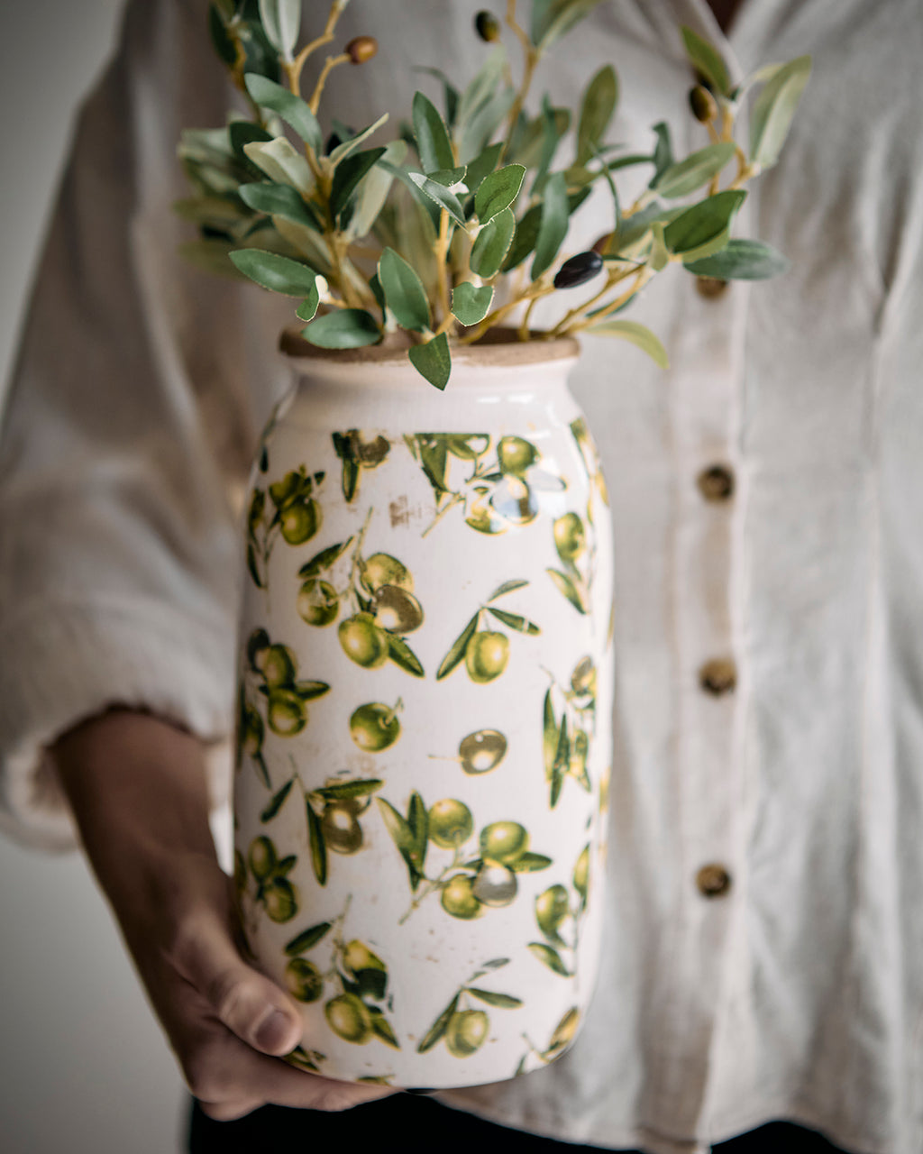 Affari Olive oliivi maljakko 25 cm