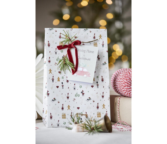 Ib Laursen joulukortti - Driving Home for Christmas