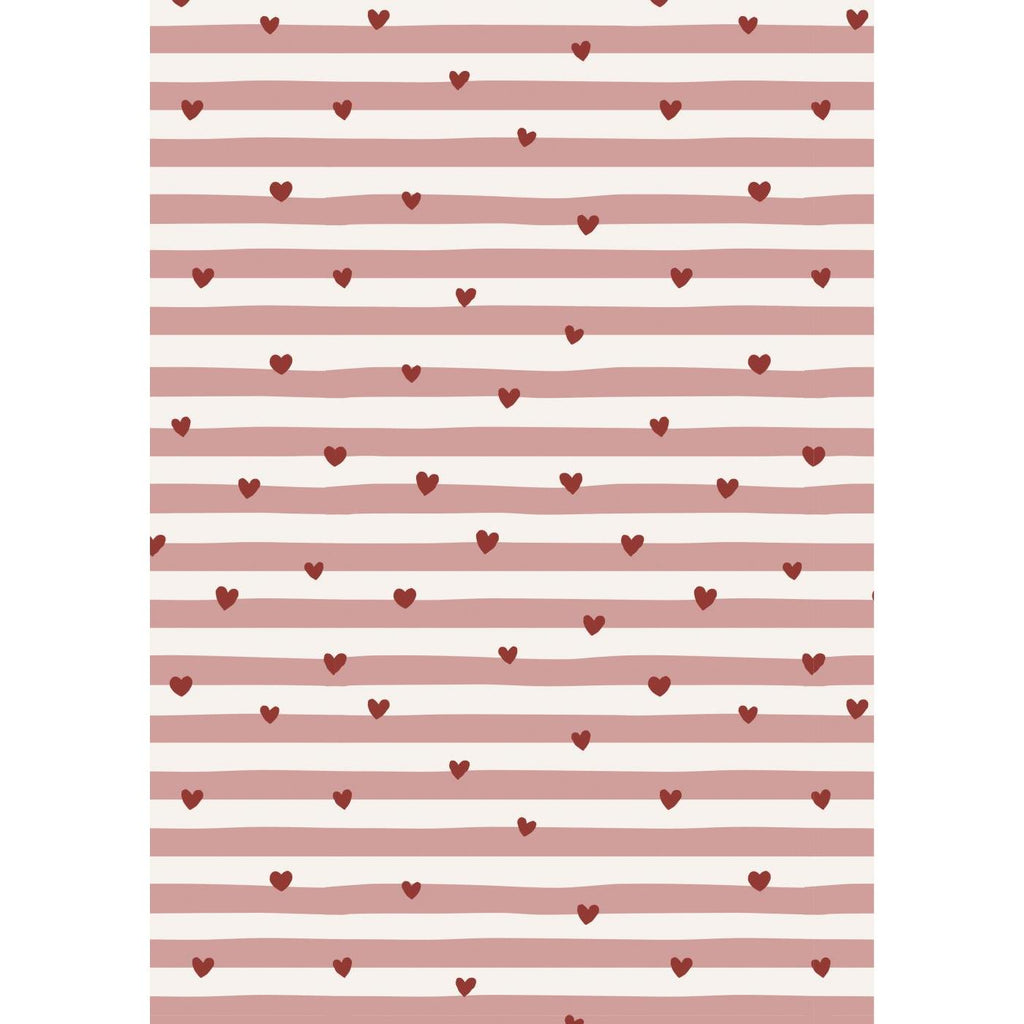 Ib Laursen lahjapaperi kuviollinen 5m - Hearts