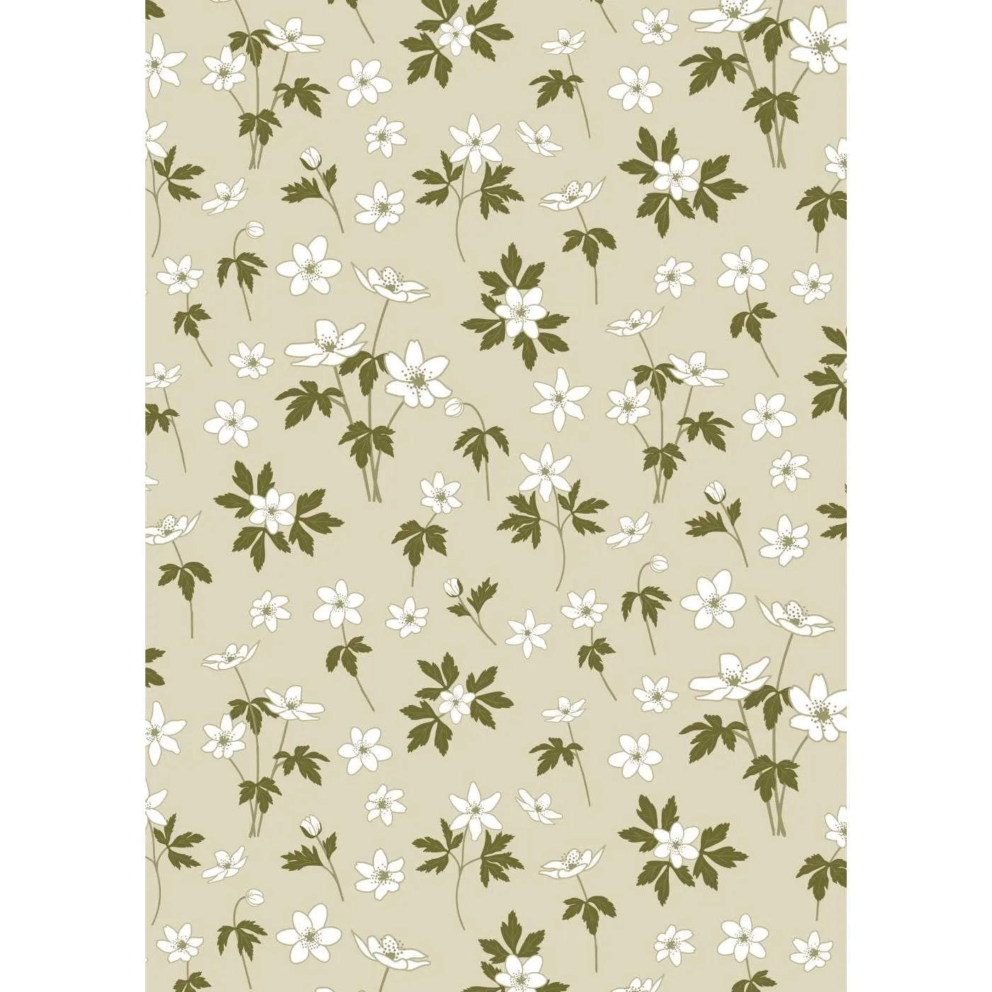 Ib Laursen lahjapaperi kuviollinen 5m - Anemones