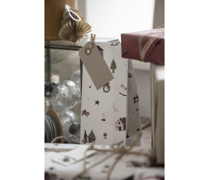 Ib Laursen lahjapussi Christmas Mood 9 × 22,5 × 6 cm