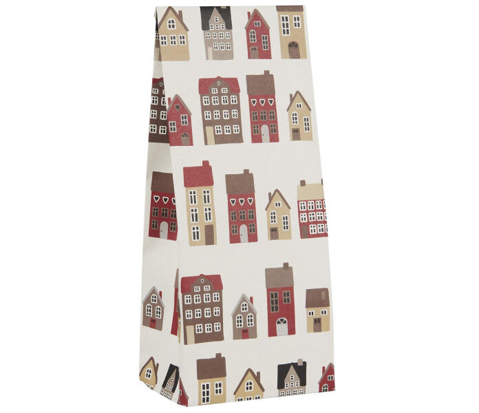 Ib Laursen lahjapussi Christmas Town 9 × 22,5 × 6 cm