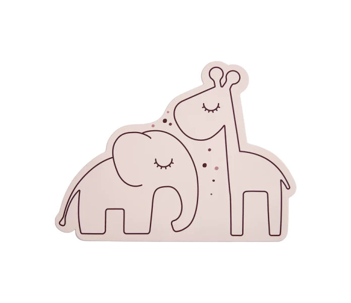 Done by Deer Ruokailualusta Dreamy Dots roosa