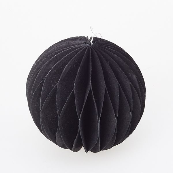 Piironki paperikoriste pallo musta