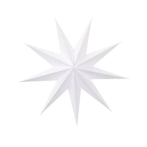 Piironki paperitähti valkoinen 40cm