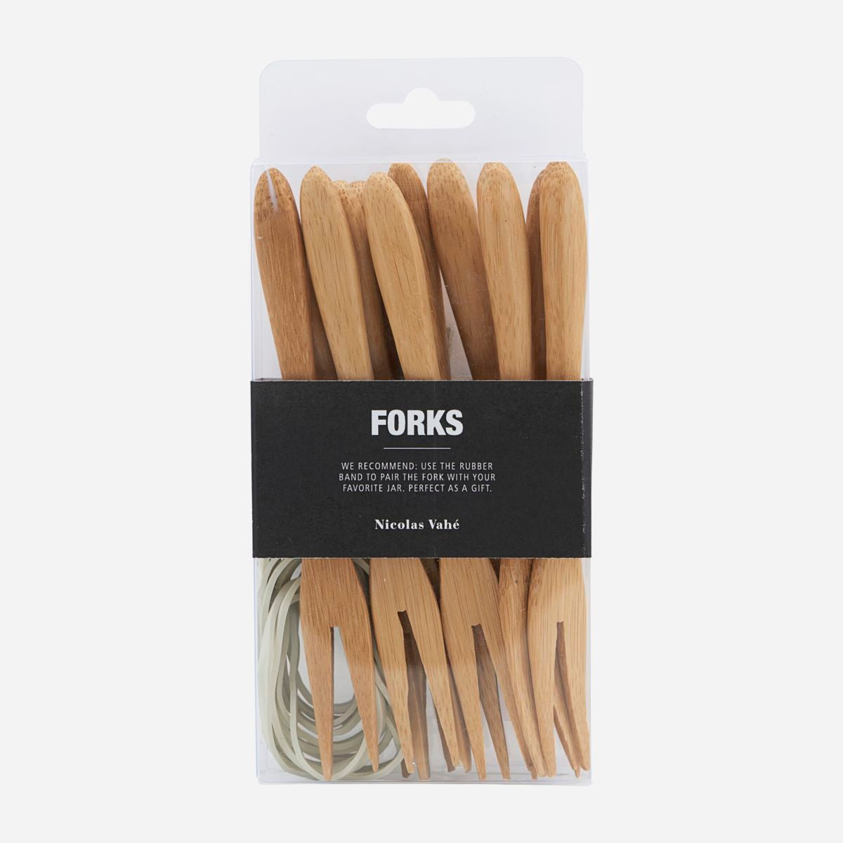 Nicolas Vahé haarukka bambu 12 kpl