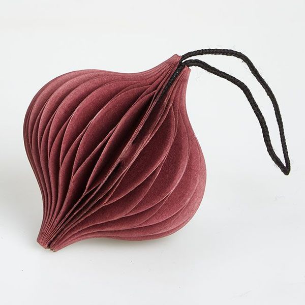 Piironki paperikoriste pisara burgundi