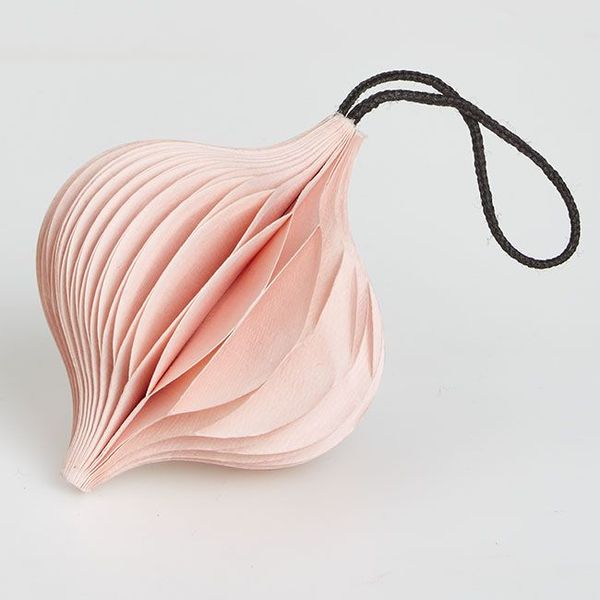 Piironki paperikoriste pisara vaaleanpunainen