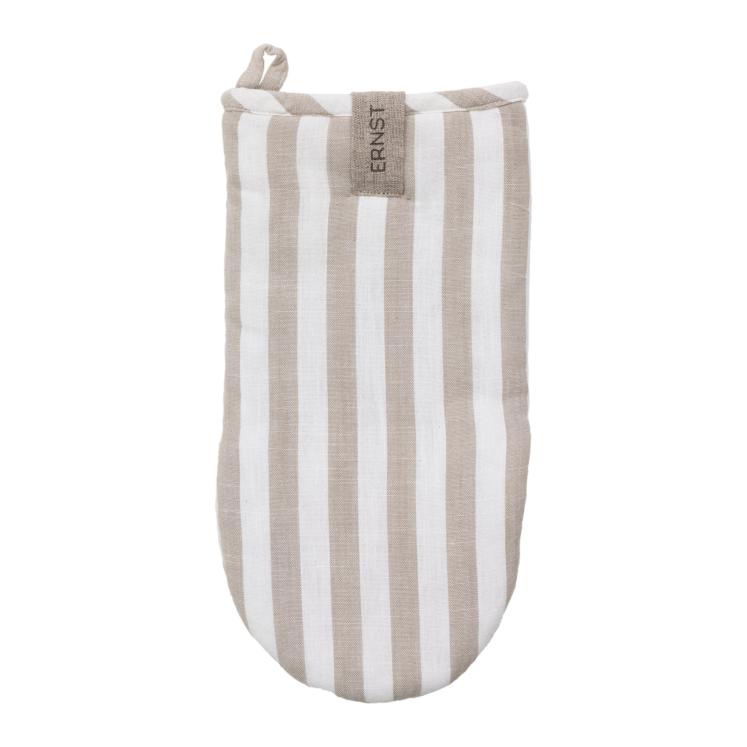 ERNST raidallinen patakinnas beige/ valkoinen