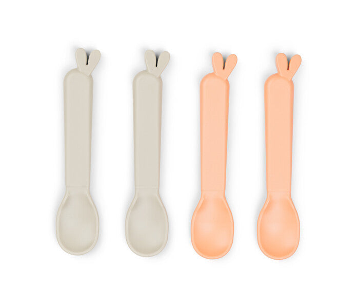 Done by Deer Kiddish lusikat Lalee beige/ koralli 4kpl