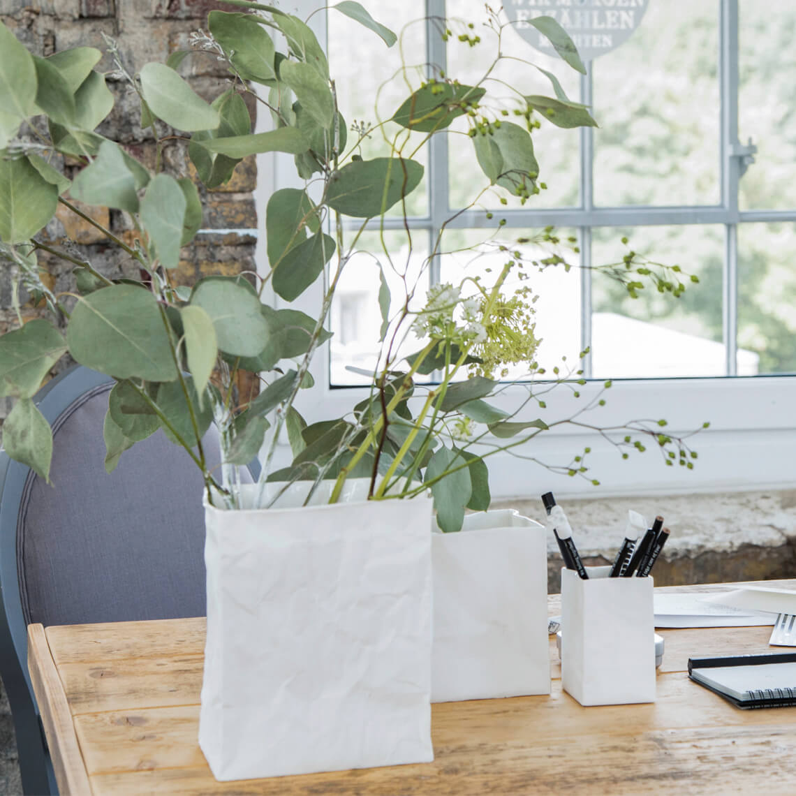 Räder maljakko/lyhty valkoinen 10,5 cm