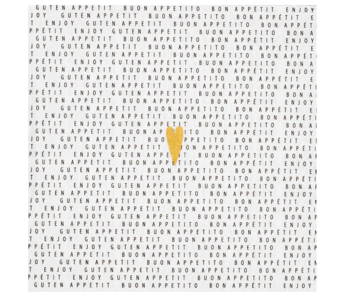 Räder servetti 33 x 33 cm 20 kpl - Bon Appetit