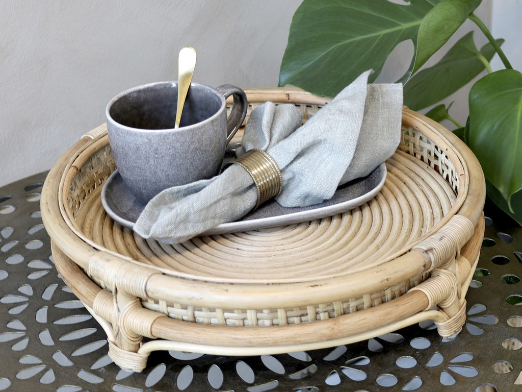 Chic Antique tarjotin jaloilla 36,5 cm