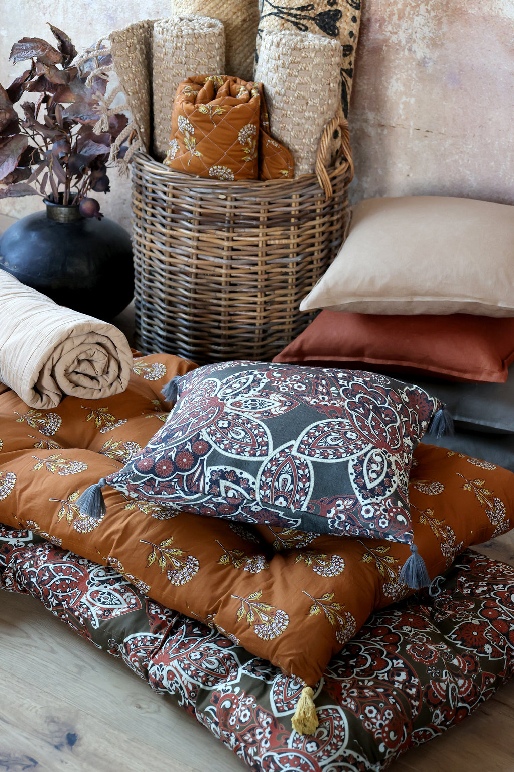 Chic Antique kuviollinen tyynynpäällinen 50 x 50 cm