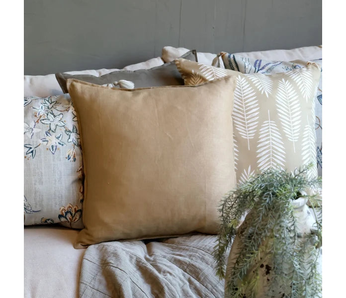 Chic Antique pellavatyynynpäällinen vaaleanruskea 50 x 50 cm