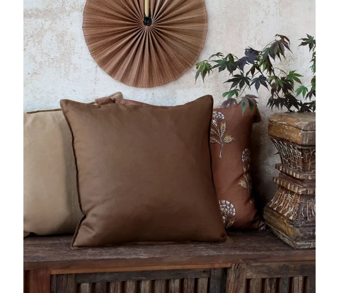 Chic Antique tyynynpäällinen pellava ruskea 50 x 50 cm
