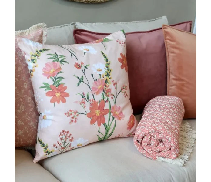 Chic Antique tyynynpäällinen kukkakuviolla 50 x 50 cm