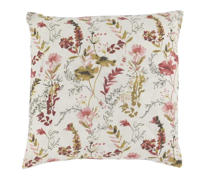 Chic Antique tyynynpäällinen kukkakuviolla 50 x 50 cm