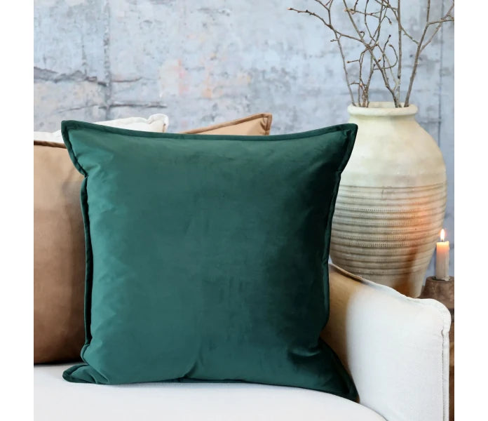 Chic Antique tyynynpäällinen samettia vihreä 50 x 50 cm
