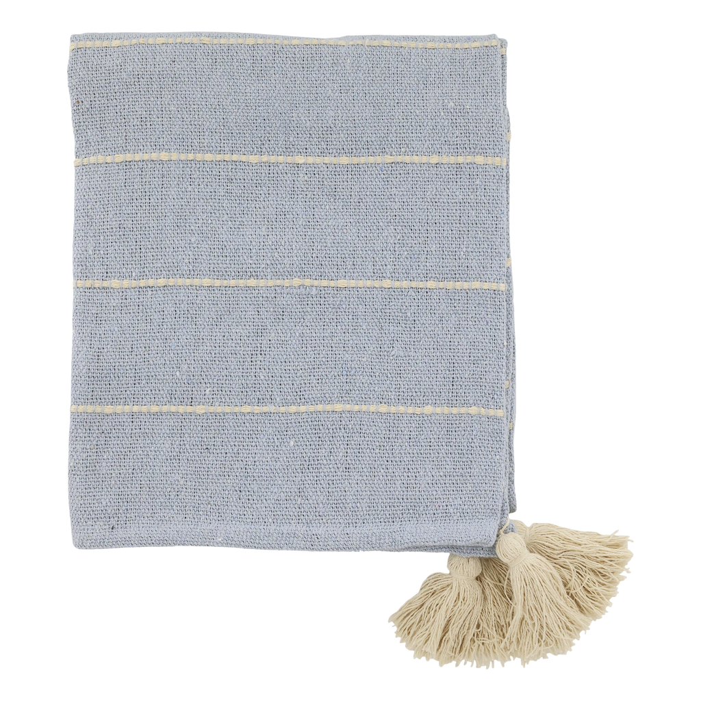 Chic Antique Aix torkkupeitto vaaleansininen 150 x 130 cm