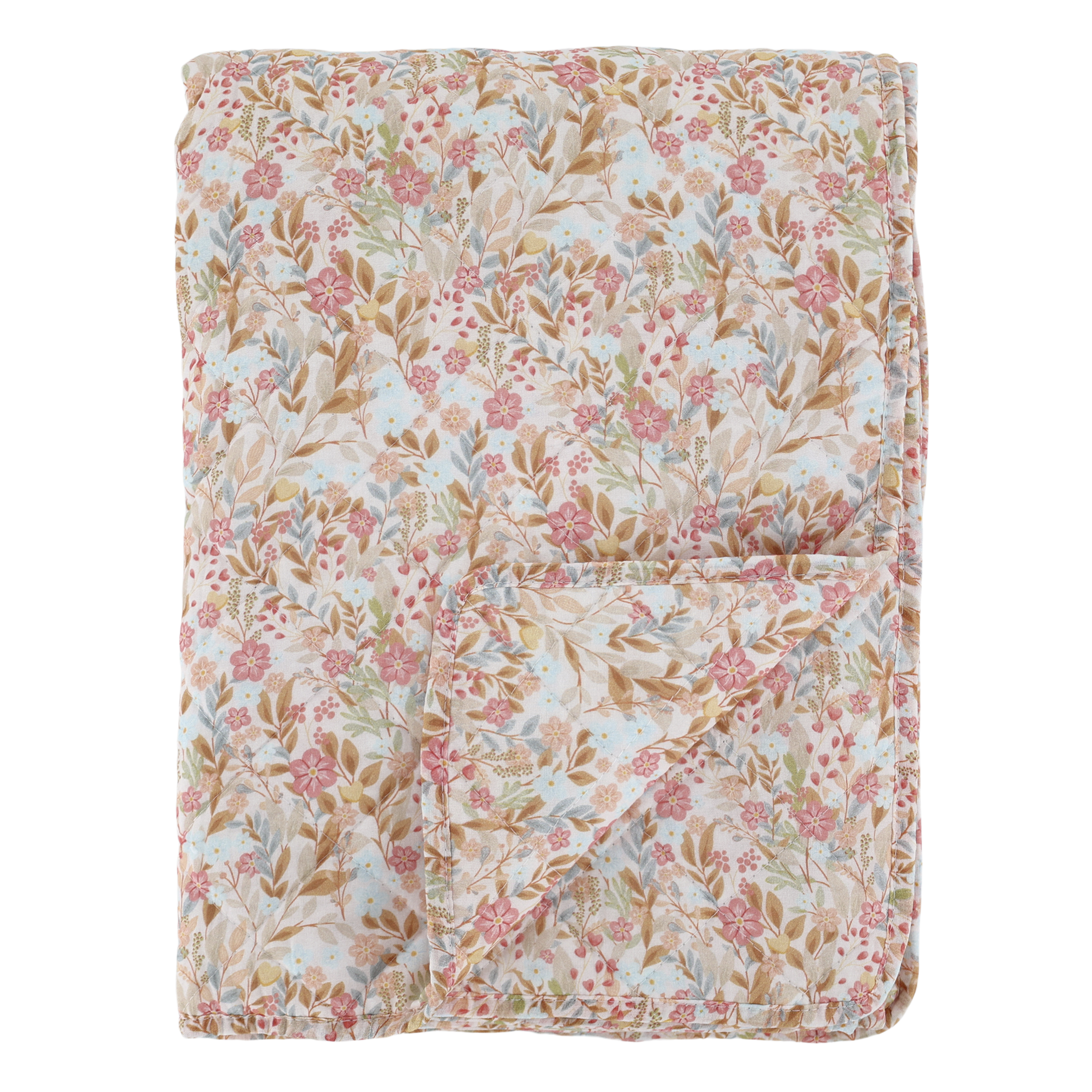 Chic Antique torkkupeitto kukkakuviolla 130 x 180 cm