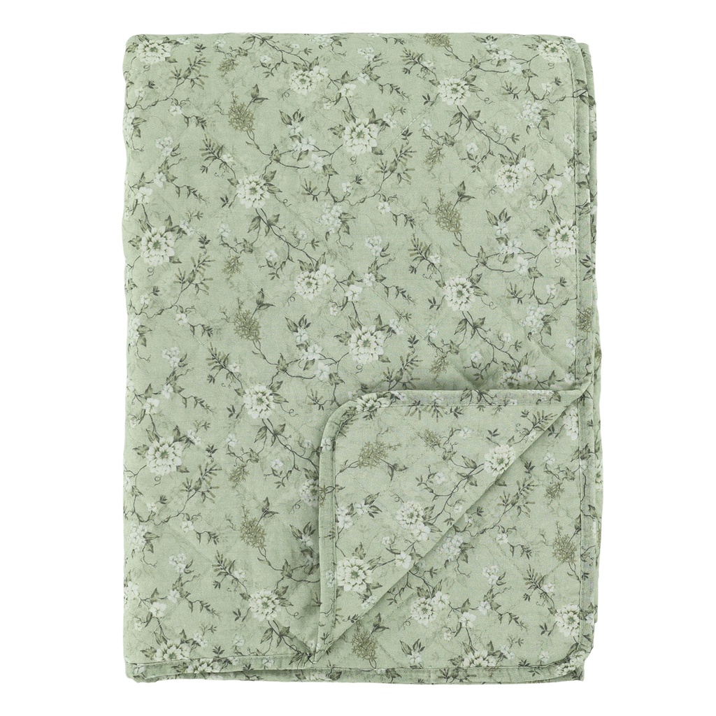 Chic Antique torkkupeitto kukkakuviolla 130 x 180 cm