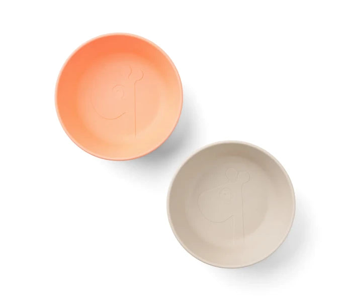 Done by Deer Kiddish kulho Raffi beige / koralli 2kpl