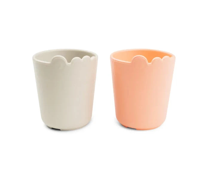 Done by Deer Kiddish minimukit Croco beige / koralli 2kpl