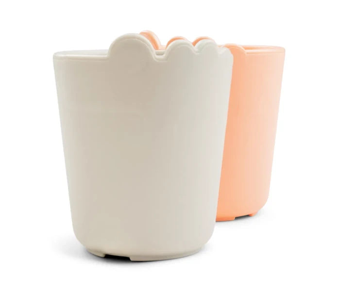 Done by Deer Kiddish minimukit Croco beige / koralli 2kpl