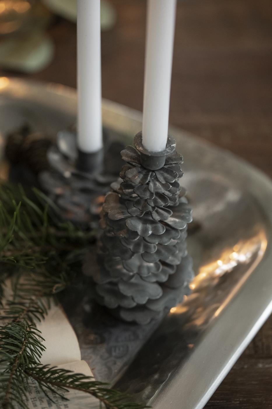 Ib Laursen tarjotin antiikkihopea 28 x 43,5 cm