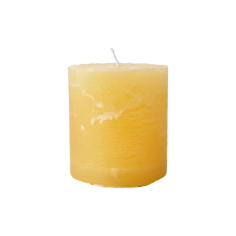 Affari Cote Nord pöytäkynttilä keltainen 7,5 cm
