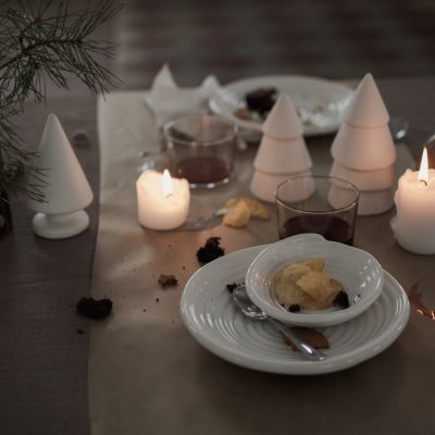 DBKD Christmas Tree kuusi valkoinen 12 cm