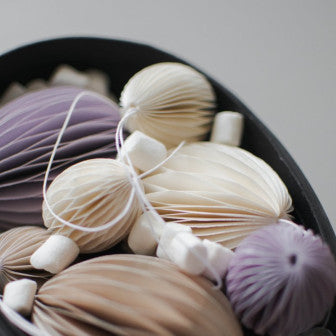 DBKD Ovoid paperikoriste valkoinen 7 cm