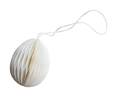 DBKD Ovoid paperikoriste valkoinen 7 cm