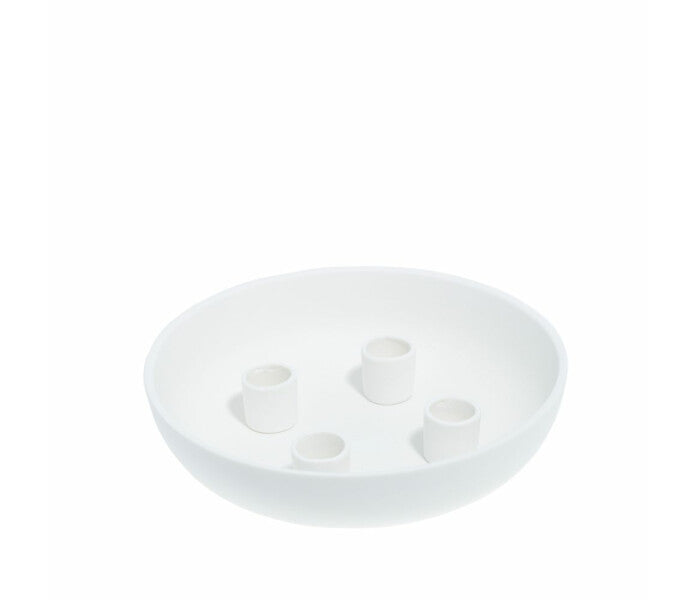 Storefactory Granholmen kynttilänjalka valkoinen 21cm