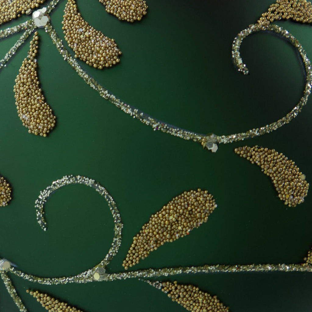 House Doctor Flori joulupallo vihreä 8 cm