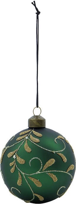 House Doctor Flori joulupallo vihreä 8 cm
