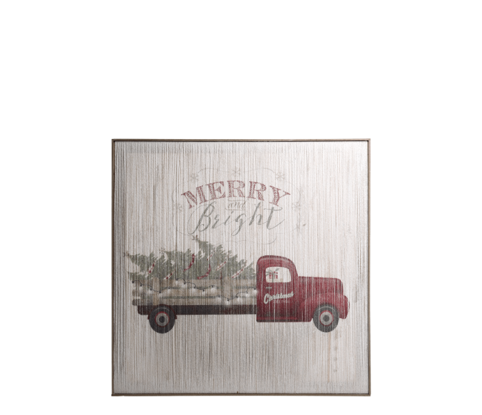 Chic Antique lava-auto taulu ledvaloilla 60 x 60 cm