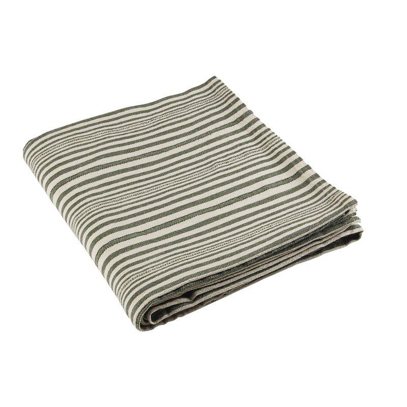 Fondaco Karin pöytäliina vihreä / beige 145 x 250 cm