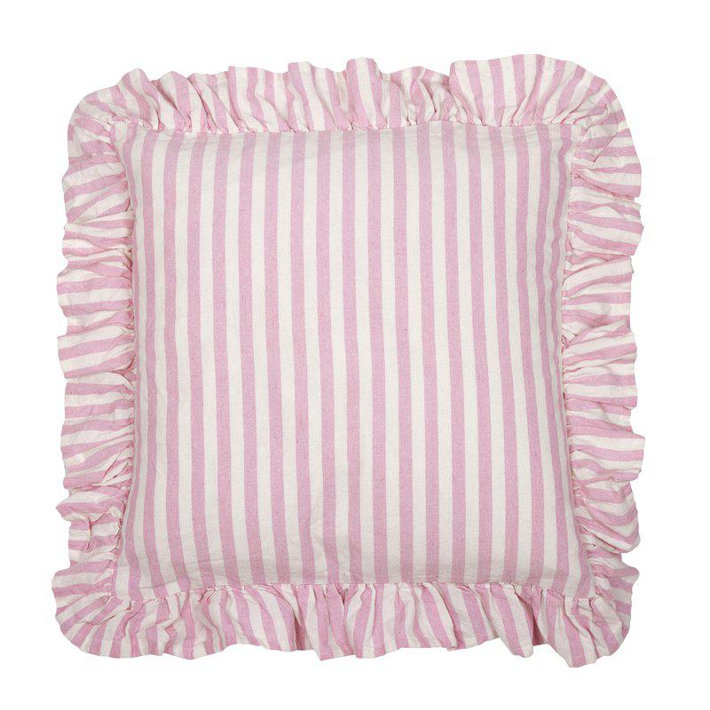 Fondaco Svea tyynynpäällinen pinkki-valkoinen 45 x 45 cm