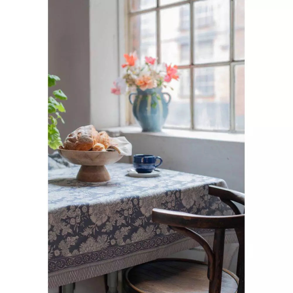 Fondaco Sonia tekstiilivahakangas pöytäliina sininen 145 x 250 cm