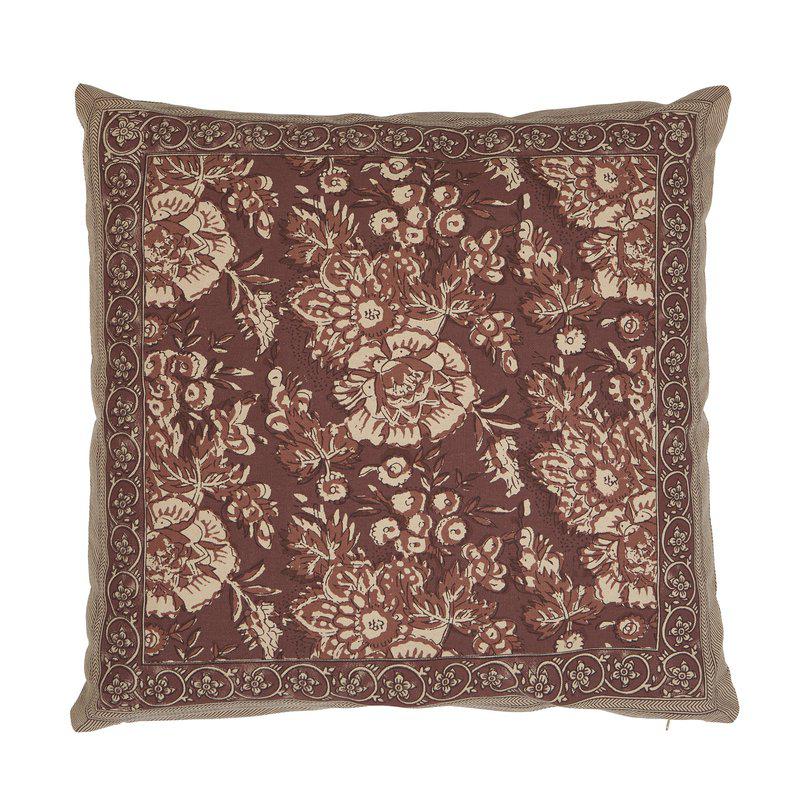 Fondaco Sonia tyynynpäällinen viininpunainen 48 x 48 cm