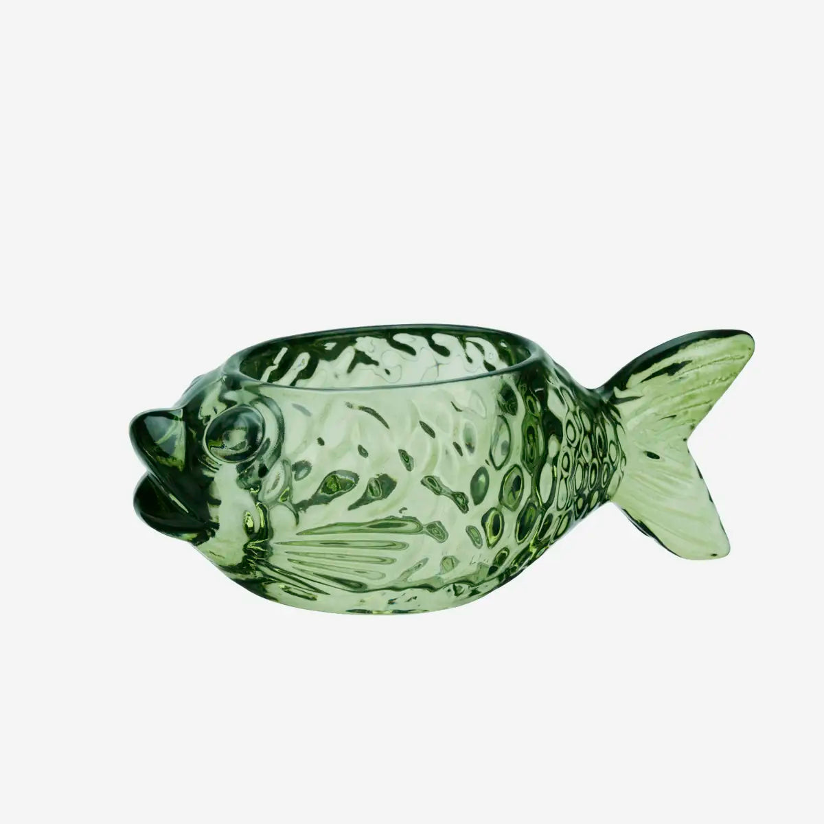 Madam Stoltz kulho kala vihreä 15 cm