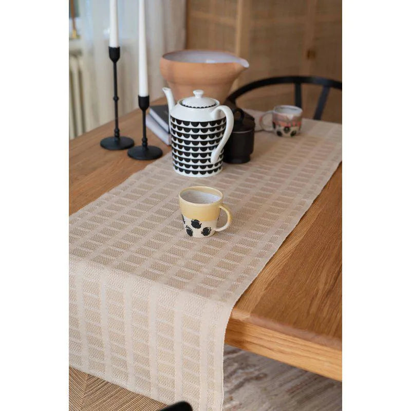 Fondaco Birk kaitaliina hiekka 40 x 140 cm