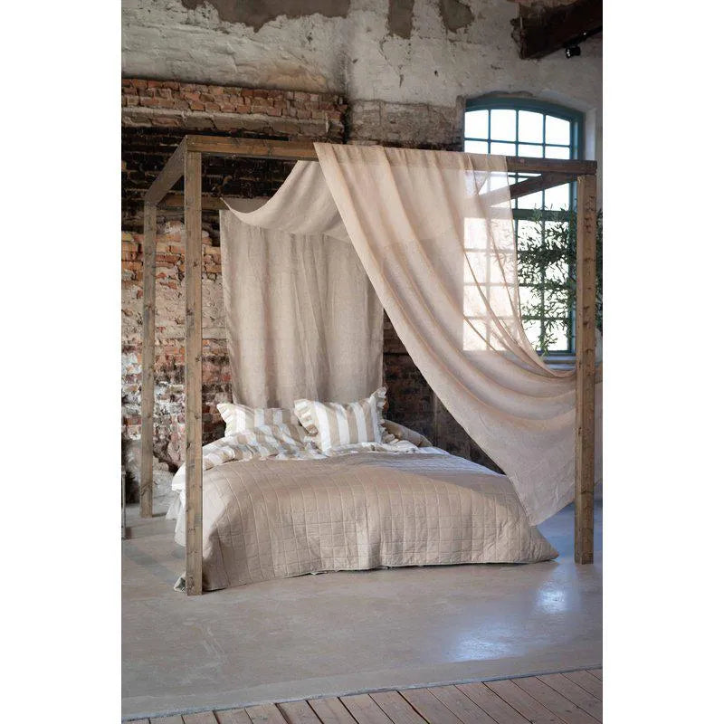 Fondaco Kevin päiväpeitto greige 260 x 260 cm