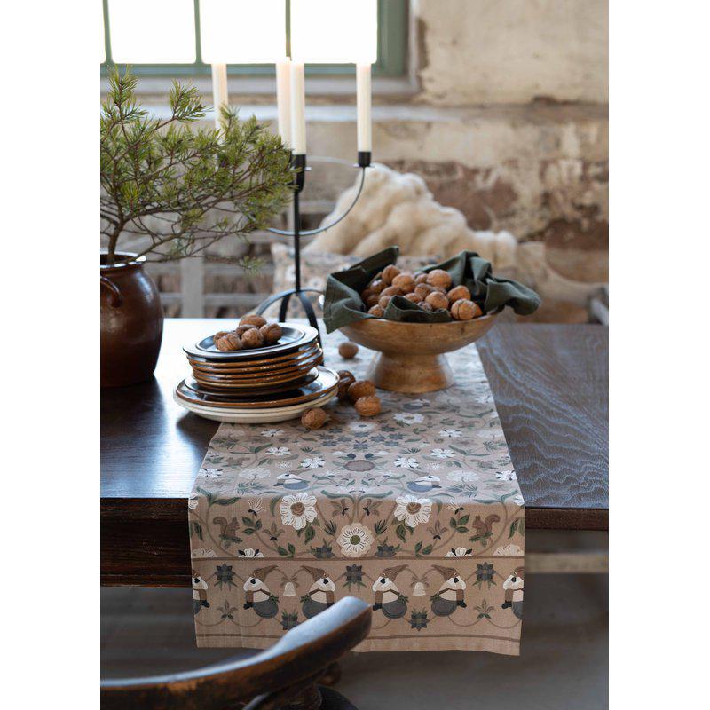 Fondaco Julefrid kaitaliina vihreä 40 x 140 cm