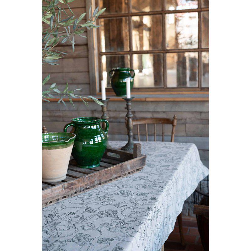 Fondaco Ellie pöytälliina vihreä 145 x 300 cm