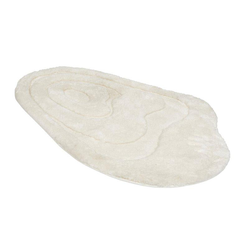 Fondaco Ross kylpyhuoneen matto valkoinen 100 x 120 cm