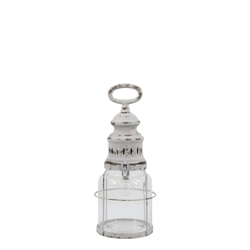 Chic Antique LED-lyhty valkoinen 32 cm