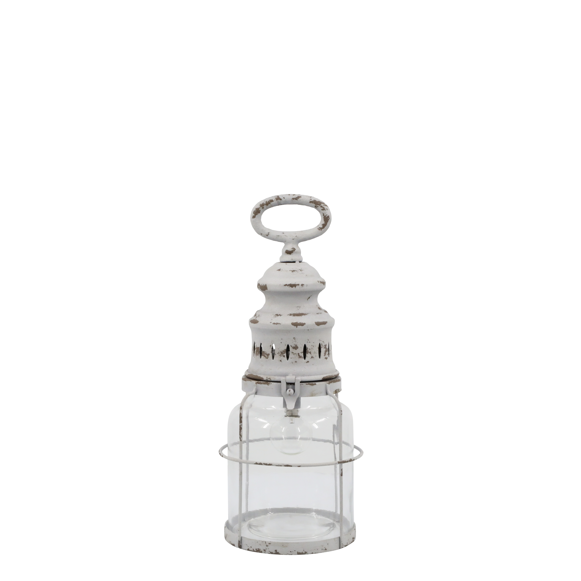 Chic Antique LED-lyhty valkoinen 32 cm